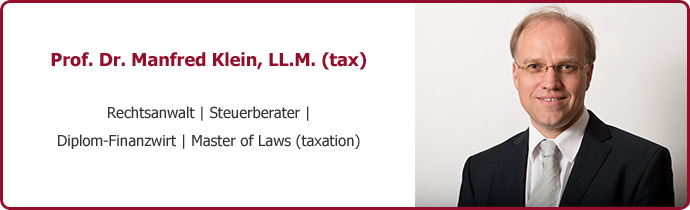 Prof. Dr. Manfred Klein, LL.M. (tax)